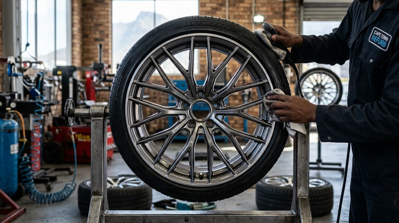 Professional alloy wheel repair service for Durbanville drivers at Speedline Mags in Parow