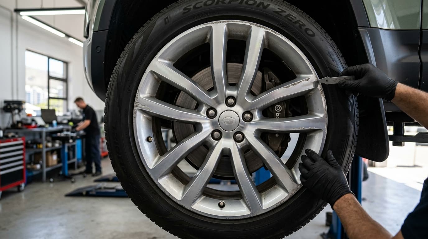 Land Rover alloy wheel repair and refurbishment service at Speedline Mags