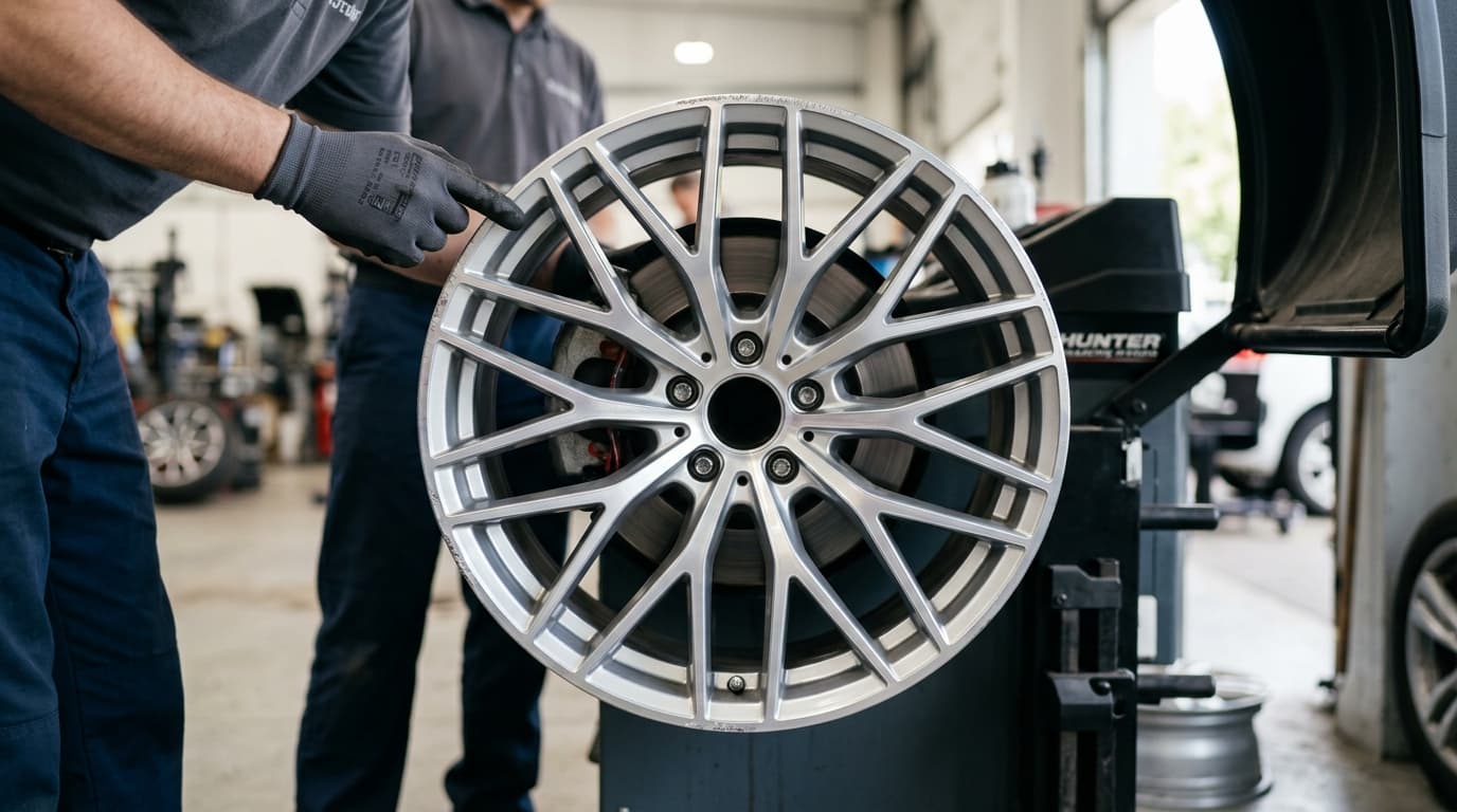 Volvo alloy wheel repair and diamond-cut refurbishment at Speedline Mags in Parow Cape Town
