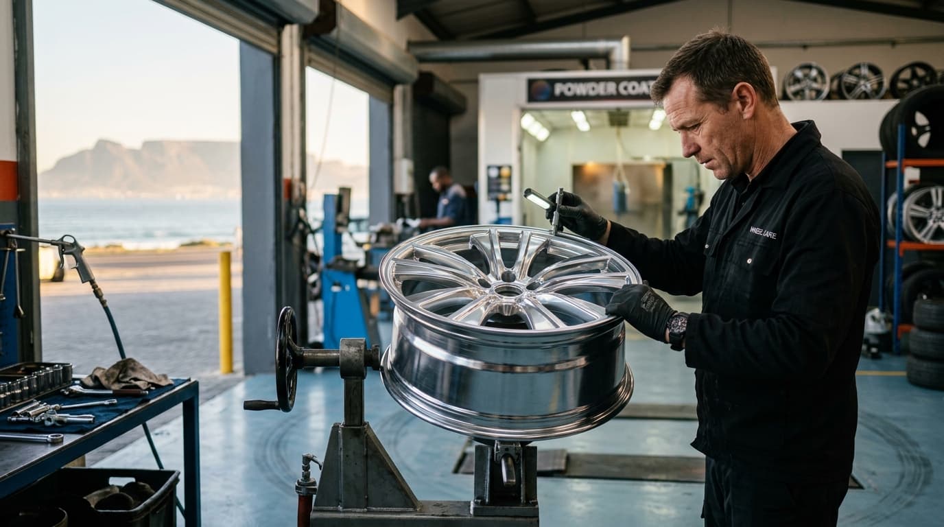 Wheel repair Table View Blouberg coastal alloy restoration at Speedline Mags in Parow Cape Town
